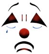Tearful Clown Mask