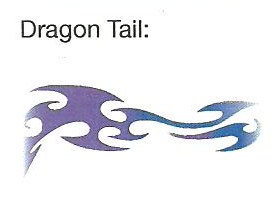 dragontailsstencil